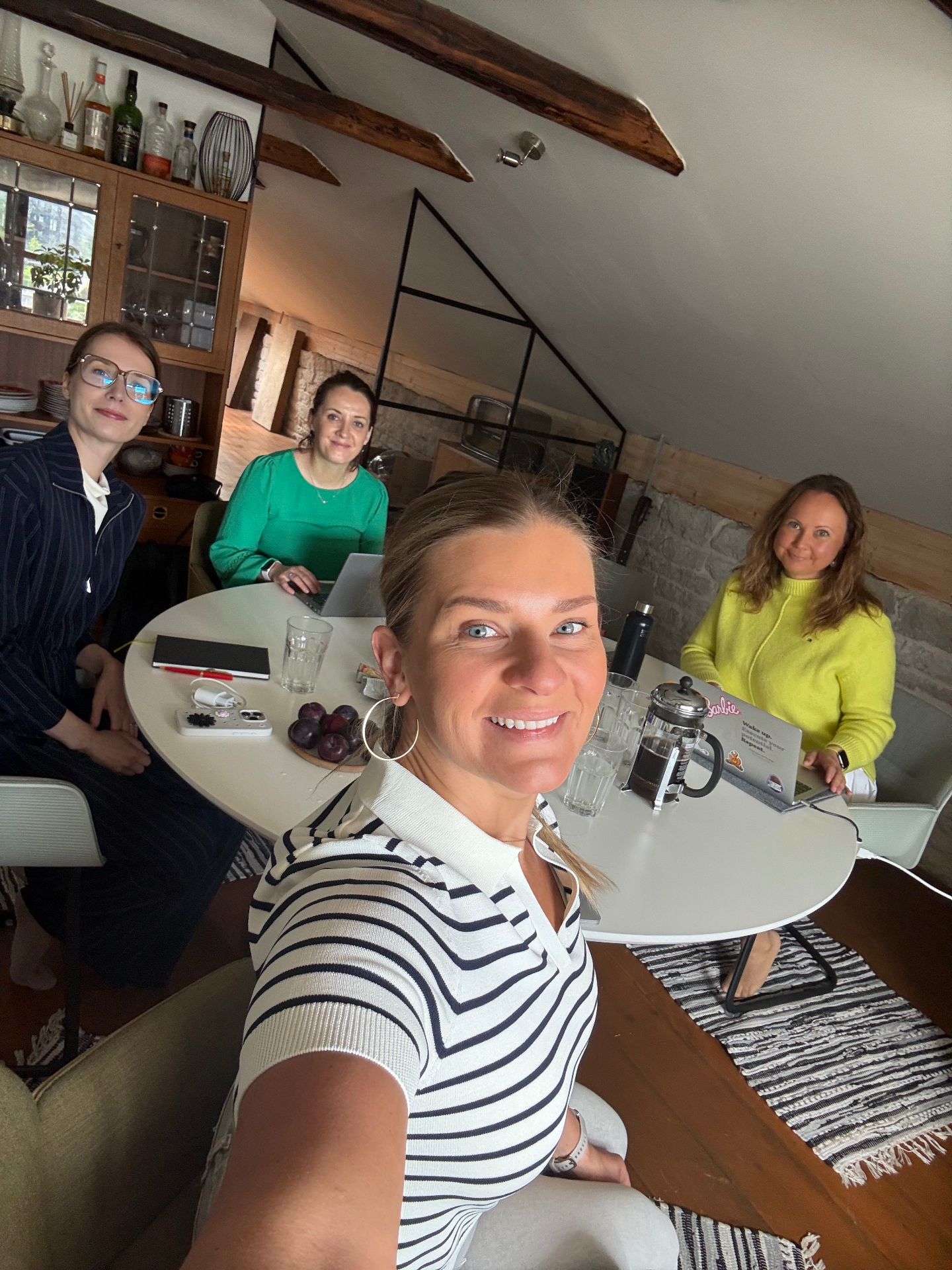 The June cohort at work